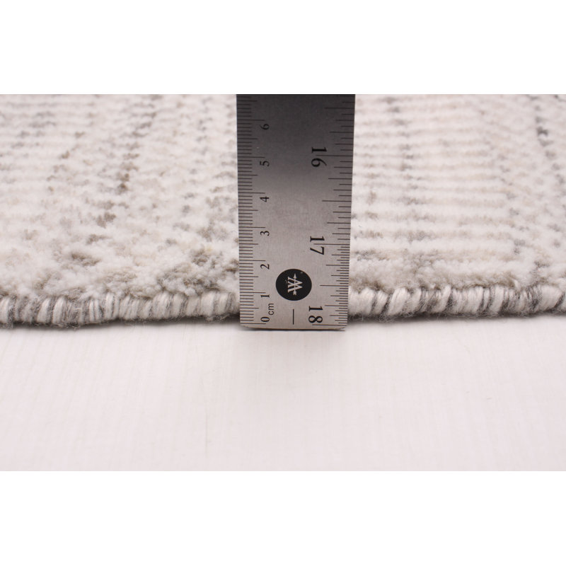 Donatien One-of-a-Kind 8' X 10'1" New Age Wool Area Rug Grey