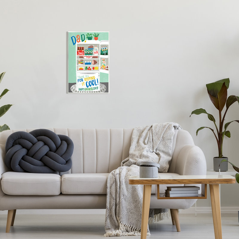 «Keeping It Cool Father's Day» par Arrolynn Weiderhold, impression, H 19 po x l 13 po x P 0,5 po, Mdf