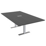 Rectangular Conference Table with Power and Data Module