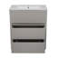 Meuble-lavabo compact compact avec lavabo en céramique et finition imperméable, conception moderne en bois massif pour petits espaces