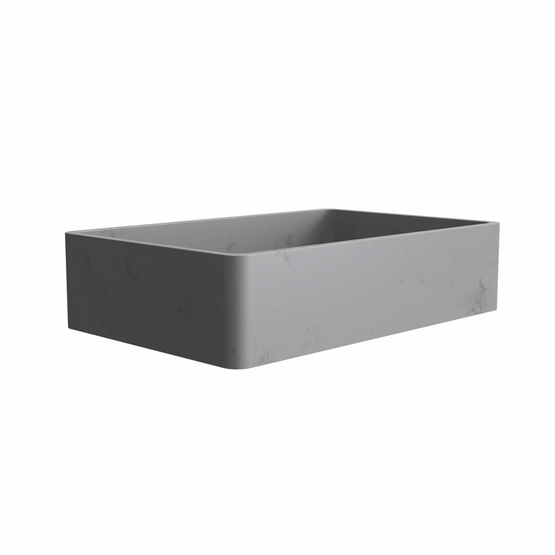 Concrete Bathroom Sink, Gray