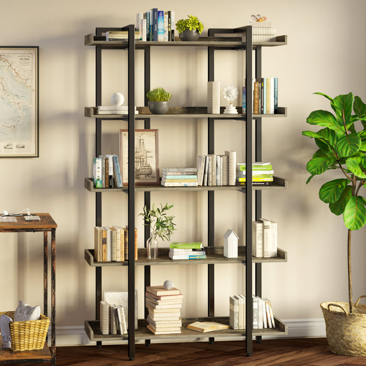 Real Living Farmhouse 5-Tier Bookshelf