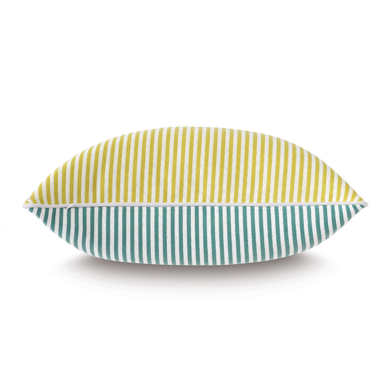 Housse de coussin rectangulaire pour l'extérieur Villa, Citron