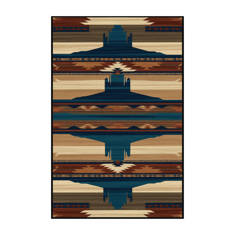  Tapis lavable Mesa and Butte Southwestern, Rectangulaire 2 pi x 3 pi