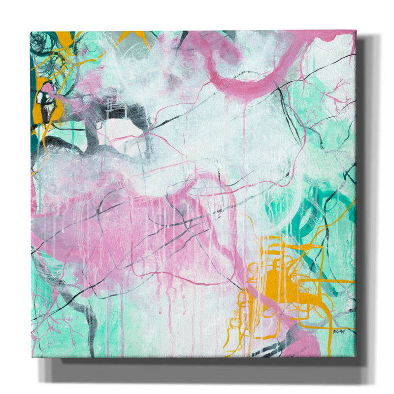 «Wrystarium» par Romeo Zivoin, art mural sur toile Wrought Studio ™, H 12 po x l 12 po x P 0,75 po
