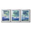 Island Dusk - reproduction sur mesure encadrée de qualité supérieure - 3 pièces-982884371