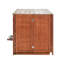 Cage pour chien 33 po en bois massif avec mangeoire rotative à 360 °, multifonctionnel pour les animaux de compagnie et la maison, facile à nettoyer-1223612452-1223612458