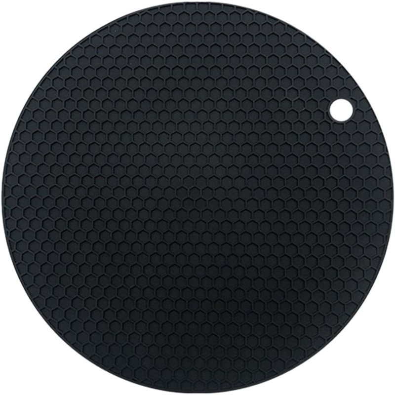 Tapis de table en silicone 4 pièces, Noir
