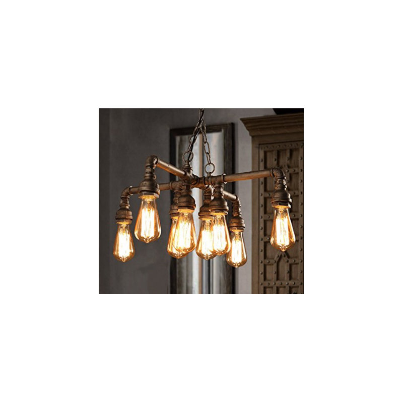 Lustre linéaire spoutnik moderne à 8 lumières Manolis