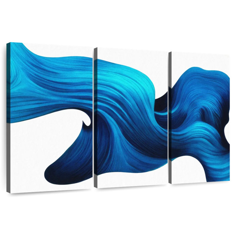 Avery Abstract Flowing Wave, 20" H x 33" W