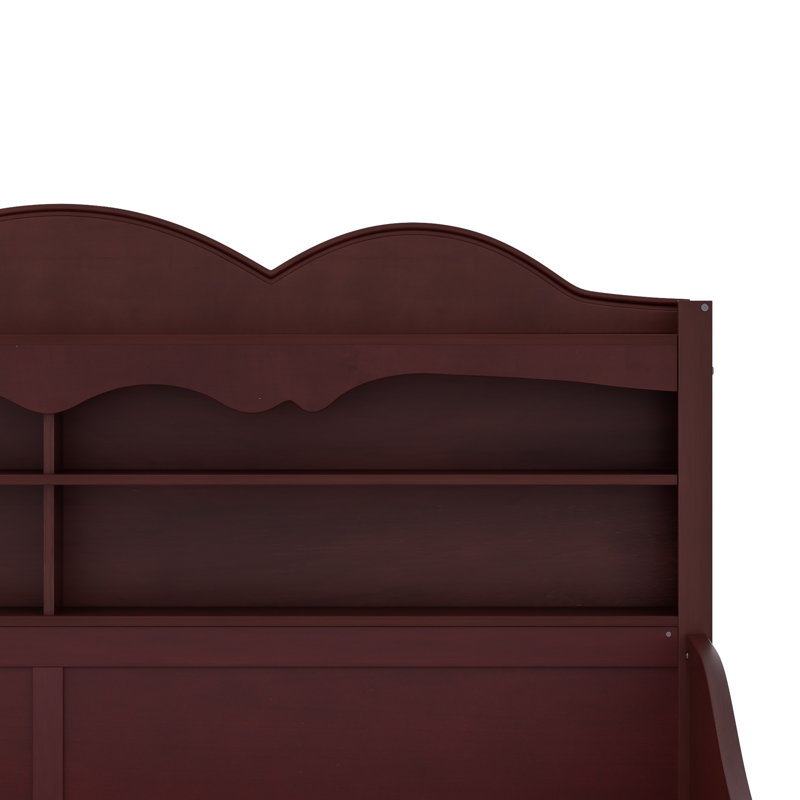 Wooden Day Bed, Twin Daybed with Storage, Espresso