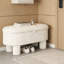 Banc de rangement rembourré avec couvercle relevable-2059318793