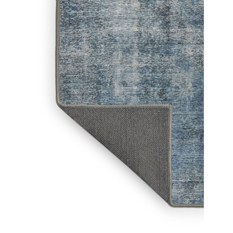 Tapis oriental oriental bleu en laine, Rectangle 8 pi x 12 pi