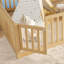 Lit simple avec garde-corps et porte pour enfants-133964647-133964648