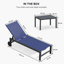 Ensemble de chaises longues inclinables 74,02 po-124280800