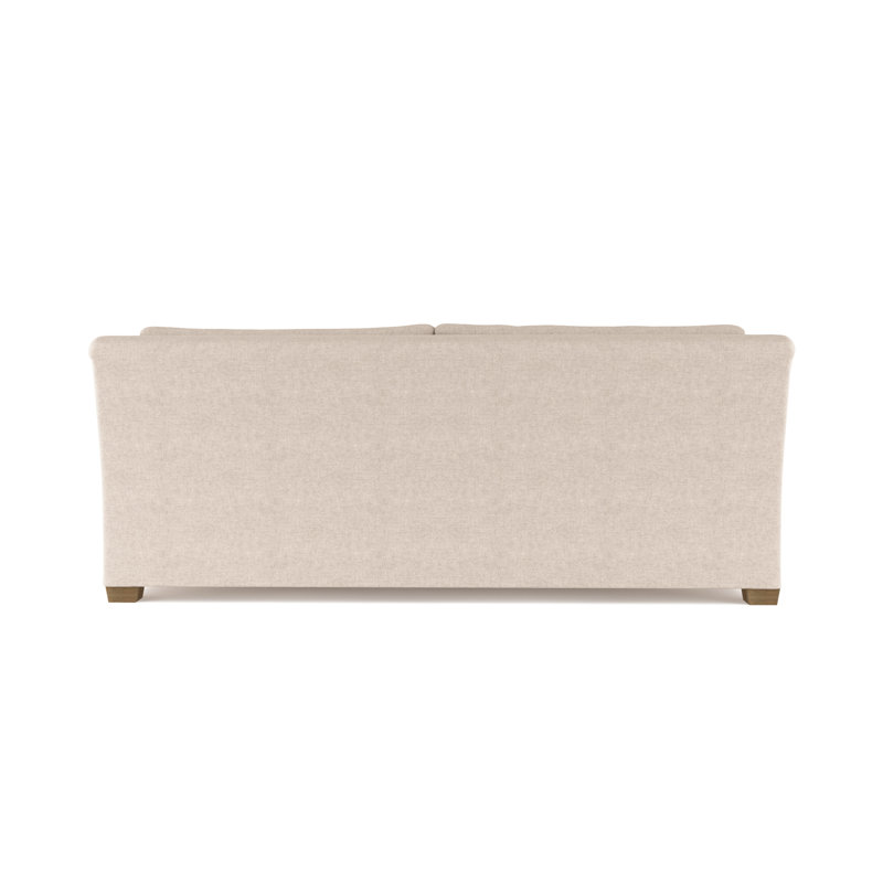 Canapé Thompson, Lin à tissage carré albâtre, H 32 po x l 84 po x P 41 po, Naturel
