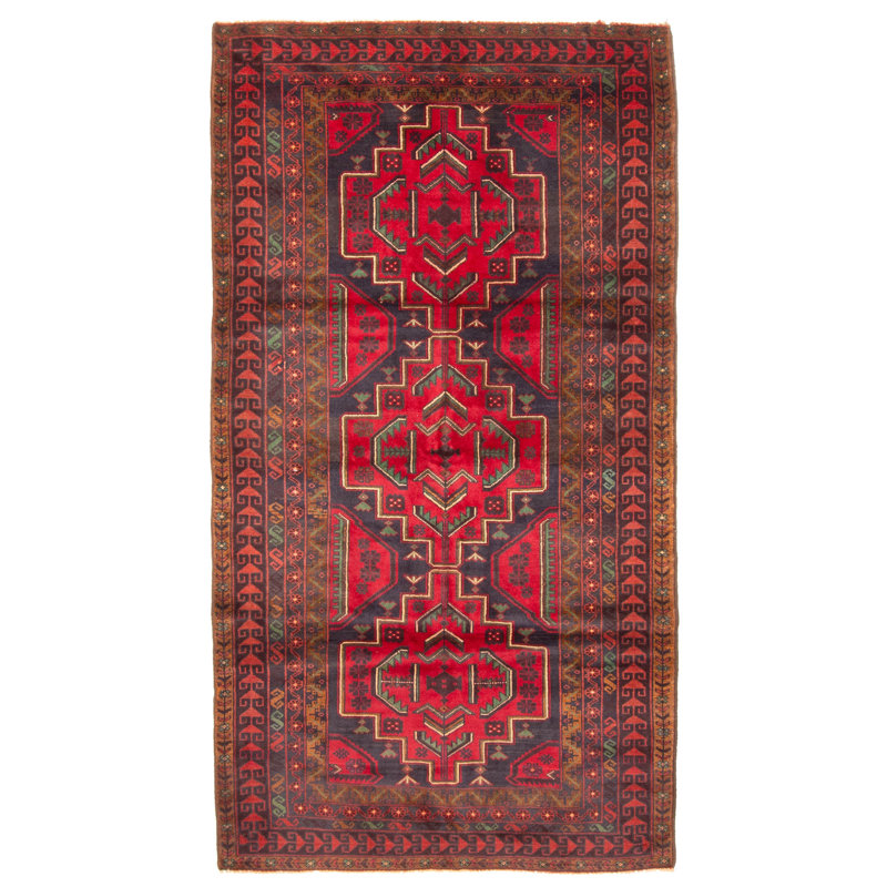 Teimani Red Rug 3'8" x 6'9"