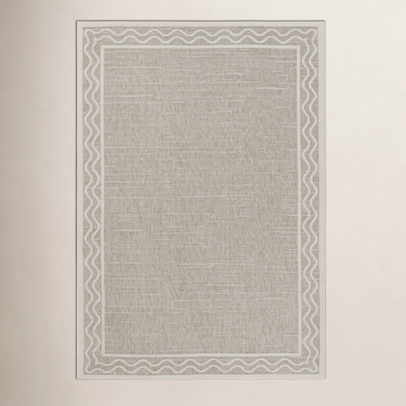 Tapis gris Erin Gates par Momeni Saybrook Ripple, Rectangle 6 pi 6 po x 9 pi