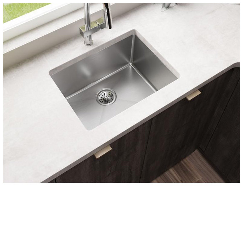 Crosstown 16 Gauge 24" L x 18" W Undermount Kitchen Sink