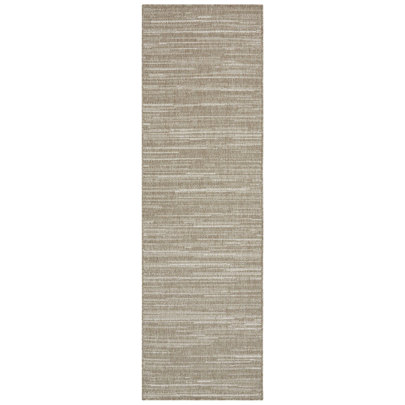 Machine Woven Linen Indoor/Outdoor Rug, Runner 80 x 250cm