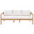 Coussin beige / structure naturelle
