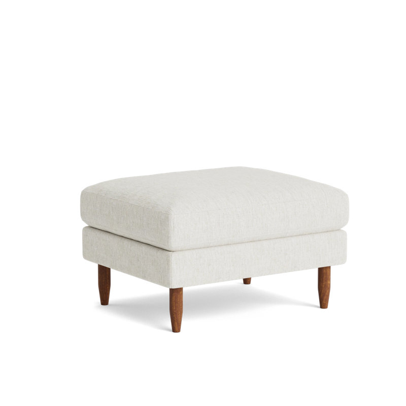 Skinny Fat Ottoman, Performance Weave - Snow