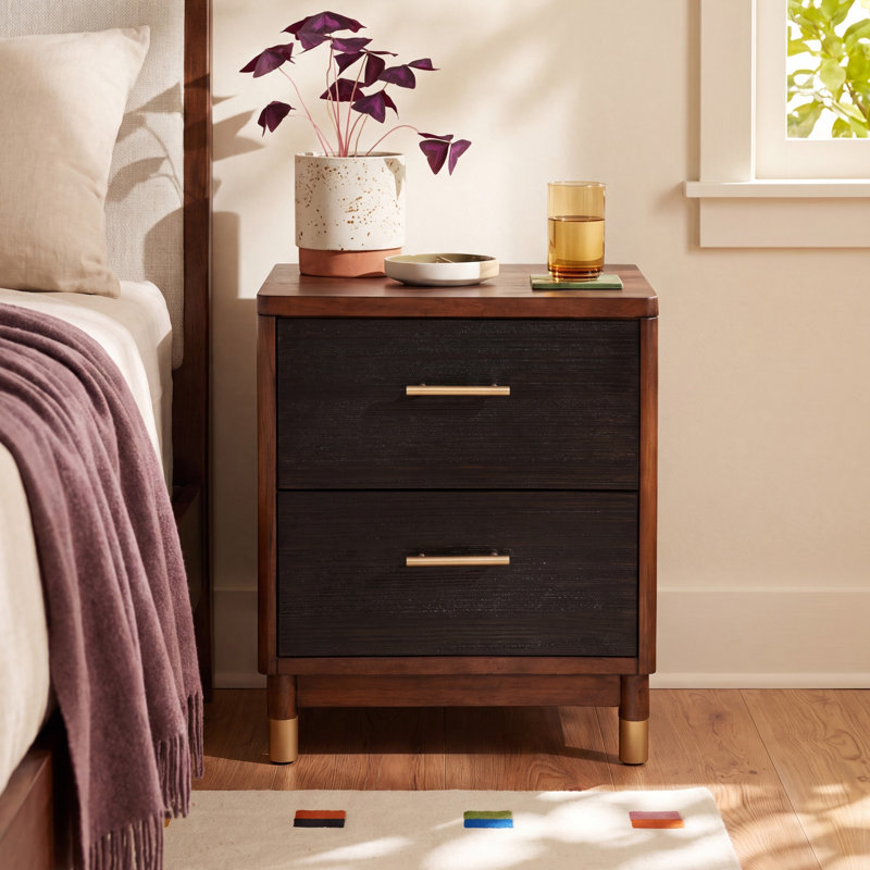 Clerfont Belham 2 Drawer Nightstand