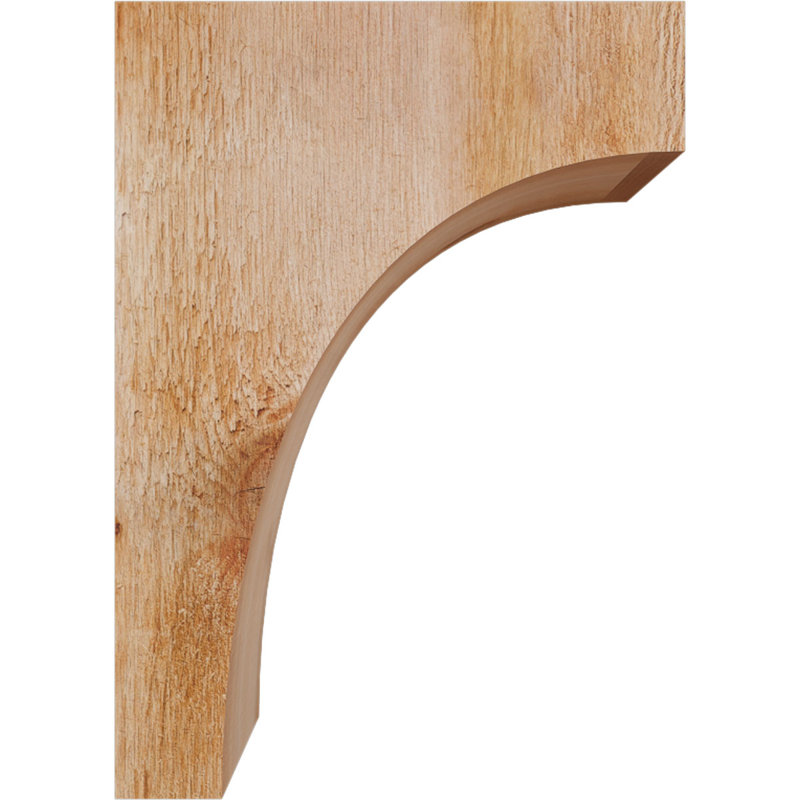 Huntington Corbel, H 14 po x l 4 po x P 10 po, Sciage brut, Cèdre rouge