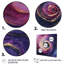 Aura fleurie des planètes - espace, art mural, salon-1189720388-1189720410-1189720413