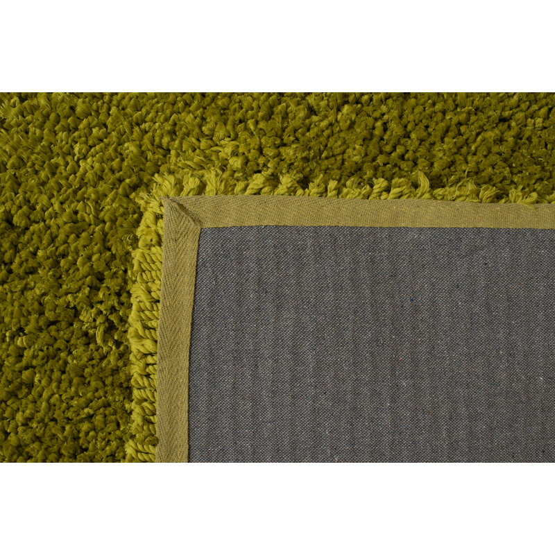Tapis vert à poils longs Mullenix, Rectangle 2 pi 7 po x 3 pi 11 po