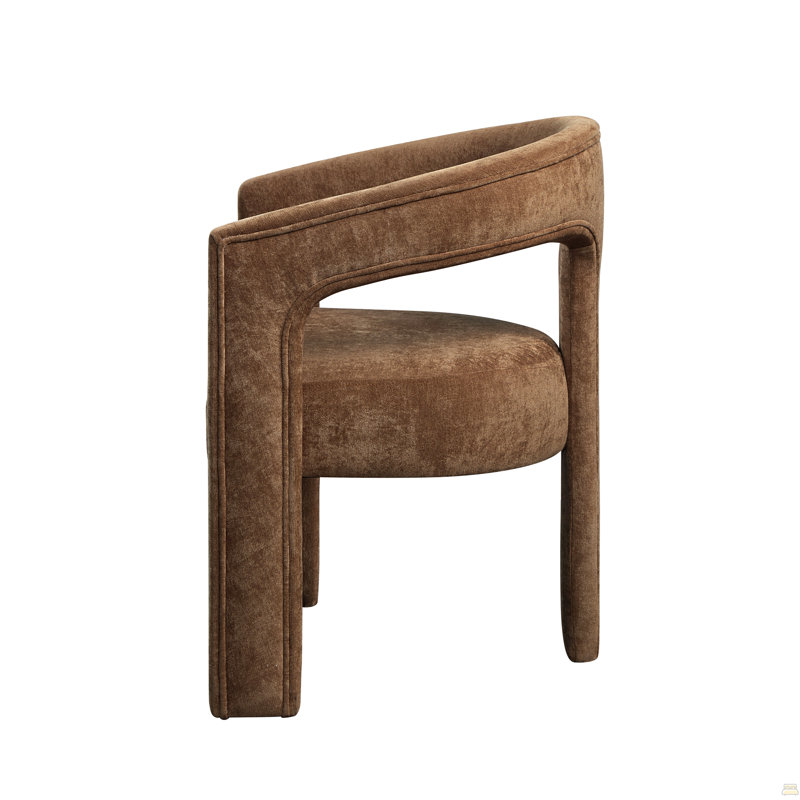 Chaise avec accoudoirs en lin (ensemble de 2)
