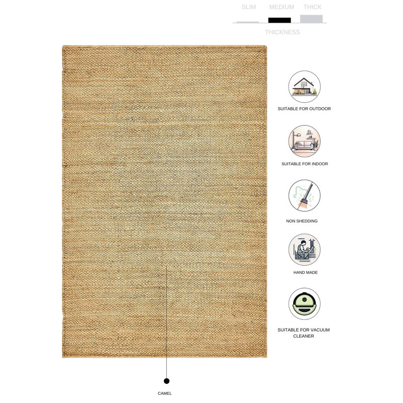Alleson Striped Indoor Rug, Rectangle 4' x 5'11"
