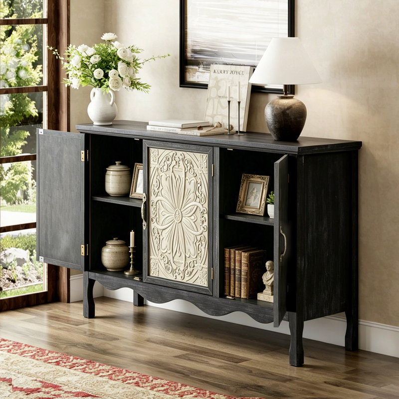 Buffet, armoire d'appoint et rangement 49,2 "Farmhouse