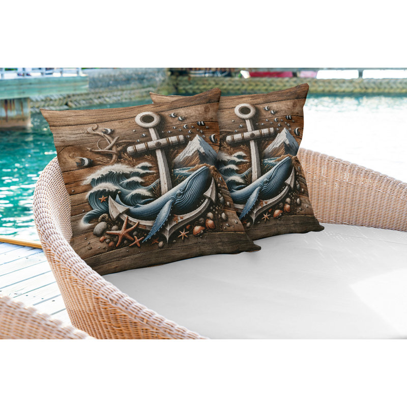 Coussin décoratif réversible en tissu, Rectangle, H 16 po x l 26 po