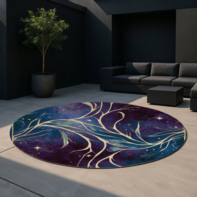 Tapis intérieur et extérieur Ethereal Branches