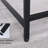 Black Console Table Narrow Modern Entryway Table Small Behind Couch Table Skinny Sofa Table Hallway Table For Living Room Foyer Bedroom Corridor Office