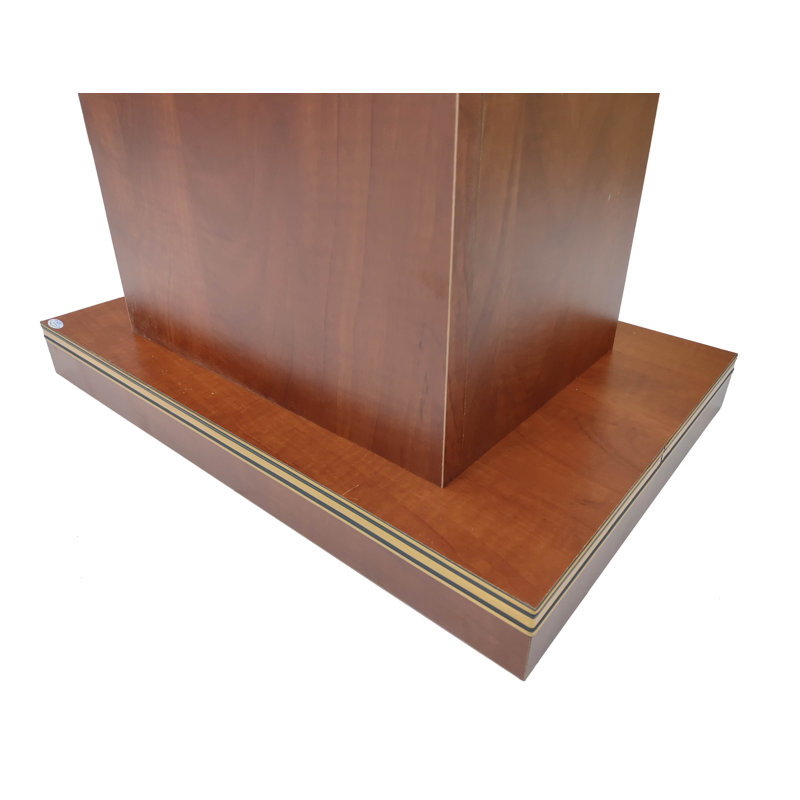 FixtureDisplays ® Black MDF Wood Podium Church Pulpit School Lectern Conference