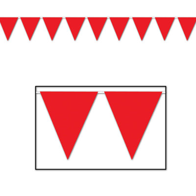 Bannière Pennant, 12 pi, paquet de 12