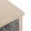 Armoire de rangement sculptée à 2 portes avec tablette réglable-1153088947