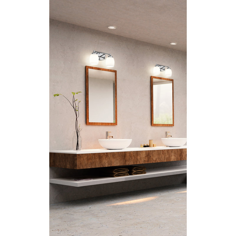 Fenella 2 Light Vanity, Chrome