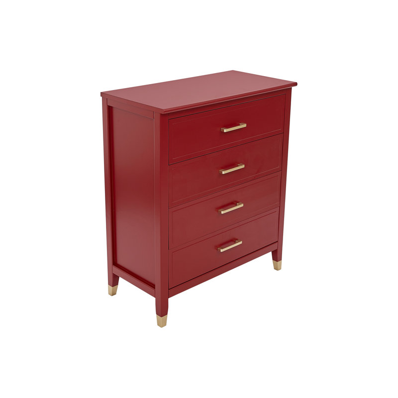 Mel Chest of Drawers, Red