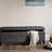 Charcoal Colored Bench With Cushion And Storage Soft Close Function Interior Facility-1140490249