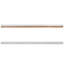 Blanco 7 7/8" x 3/8" Ceramic Pencil Liner Tile Trim in White
