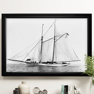 « voilier yacht iii », reproduction d’impression