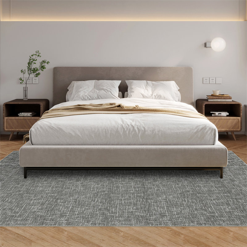 Tapis modernes modernes abstraits pour le salon Tapis à poils courts et doux Tapis lavable pour l'intérieur