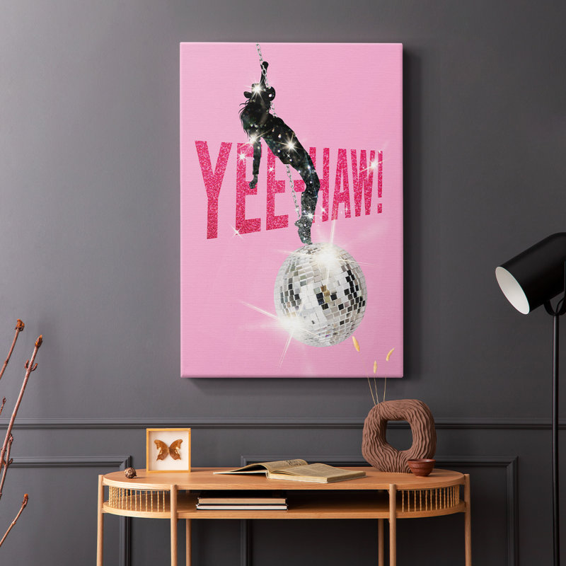 Yeehaw! -Galerie enveloppée Cavas, H 36 po x l 24 po