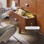 Commode d'appoint rétro grande capacité simple