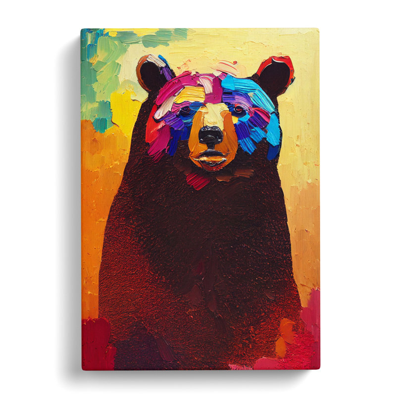 Bear Vol.1 - Wrapped Canvas, 60cm H x 40cm W x 3cm D