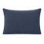 Lot de 2 housses de coussin décoratives contemporaines Posh, 33 x 51 cm, bleu marine-136196568-136196565