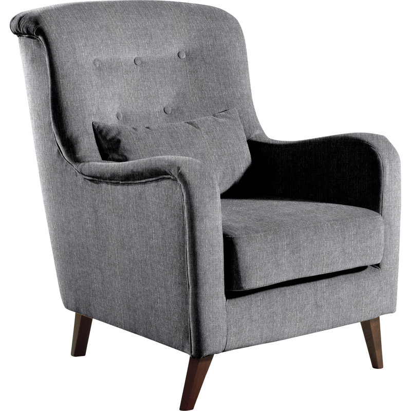 Deshaun Armchair, Grey/Brown/Blue